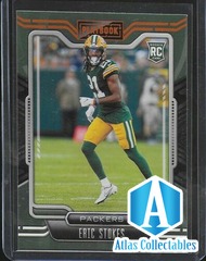 ERIC STOKES #152 ORANGE PARALLEL RC -2021 PLAYBOOK FOOTBALL - GREEN BAY PACKERS